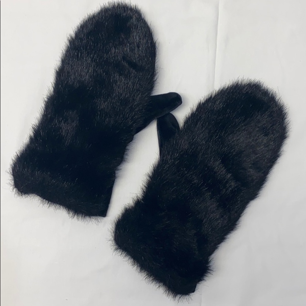 Faux Fur mittens